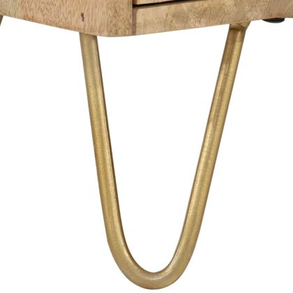 Сайдборд, 80x30x75 см, мангово дърво масив