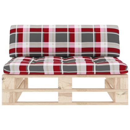 Градинска палетен среден диван импрегнирано борово дърво