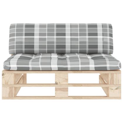 Градинска палетен среден диван импрегнирано борово дърво