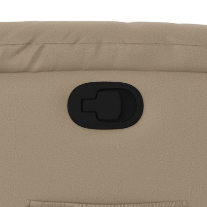 Изправящ реклайнер стол, капучино, изкуствена кожа