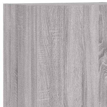 ТВ стенни модули, 5 части, сив сонома, инженерно дърво