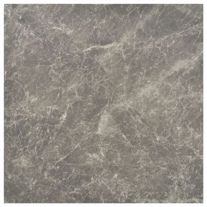 Самозалепващи подови дъски 20 бр PVC 1,86 м² черен мрамор