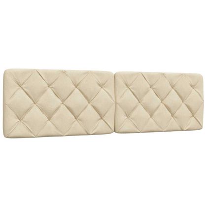 Легло с матрак, кремаво, 180x200 см, плат