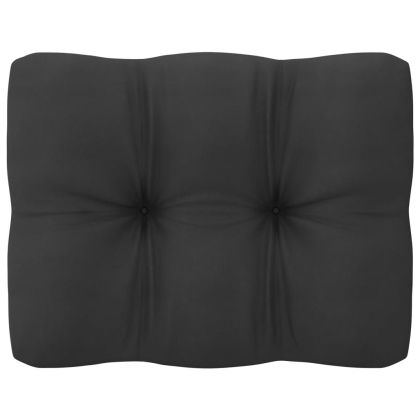 Градински лаундж комплект, 5 части, с възглавници, бор масив