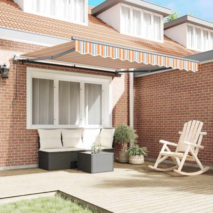 Сгъваем навес Многоцветен 350 x 250 cm текстил