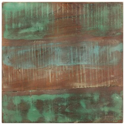 Помощна маса с колелца 40x40x42 см масивно регенерирано дърво