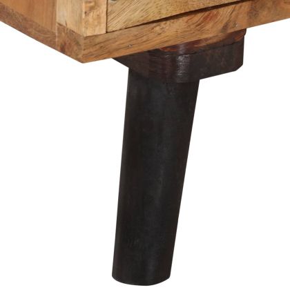 ТВ шкаф, 145x35x35 см, акациево дърво масив