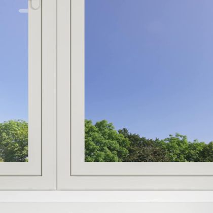 Статичен Отразяващ Слънчев Филм за Прозорци Сребрист