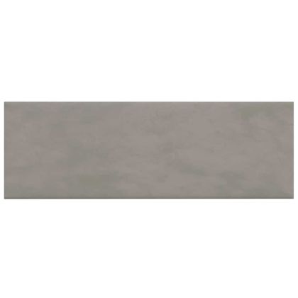 Стенни панели, 12 бр, светлосиви, 90x30 см, кадифе, 3,24 м²