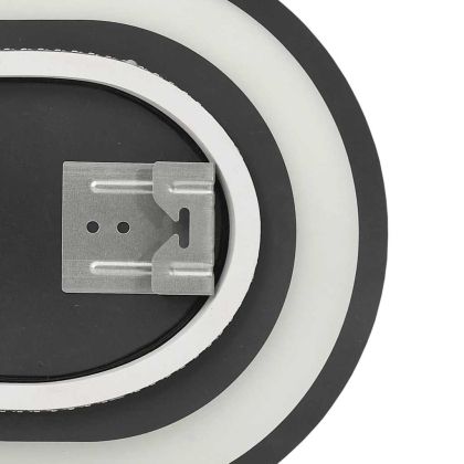 LED огледало за баня, 70x30 см, овално