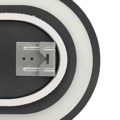 LED огледало за баня, 90x40 см, овално