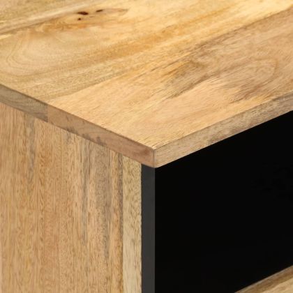 ТВ шкаф, 100x33x46 см, мангово дърво масив