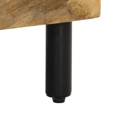 ТВ шкаф, 100x33x46 см, мангово дърво масив