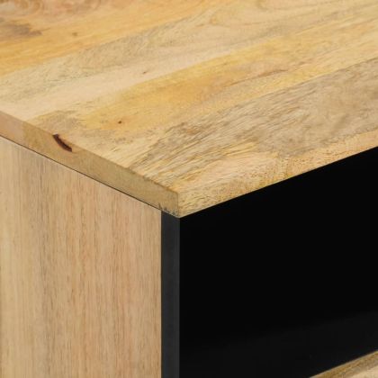 Нощни шкафчета, 2 бр, 40x33x46 см, манго масив