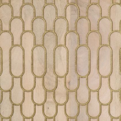 Шкаф за баня 62x33x58 см масивно мангово дърво