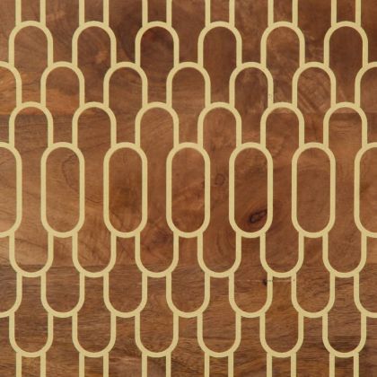 Нощни шкафчета, 2 бр, 40x33x46 см, манго масив