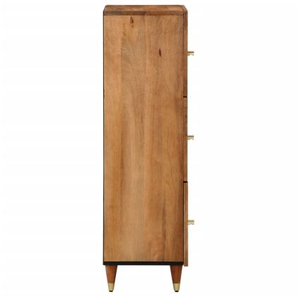 Висок шкаф, 40x33x110 см, мангово дърво масив