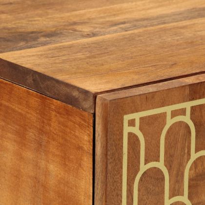 Висок шкаф, 60x33x100 см, мангово дърво масив