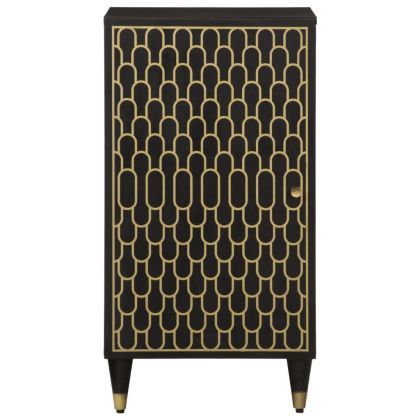 Страничен шкаф 40x33x75 см манго масивно дърво