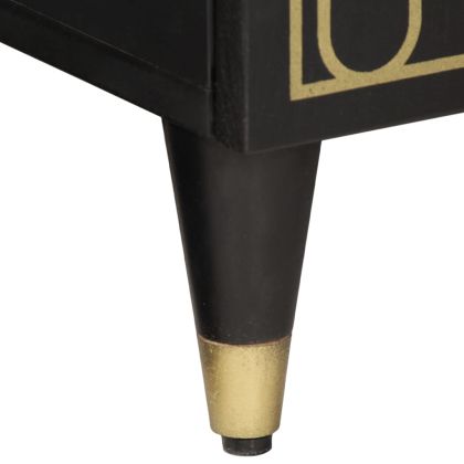 Страничен шкаф 40x33x75 см манго масивно дърво