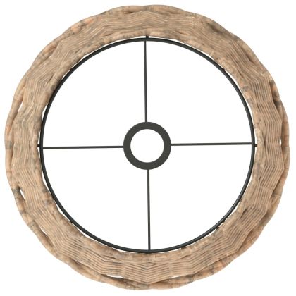 Абажур за таванна лампа кафяв Ø38x23 см ракита