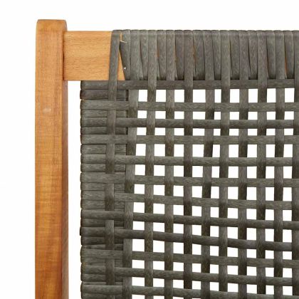 Градинска мебел 2 pcs Сив 67 x 78 x 73 см