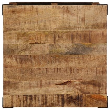 Кафе маса с чекмеджета, 50x50x40 см, мангово дърво масив