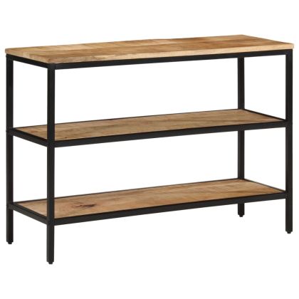 Конзолна маса, 100x35x70 см, грубо мангово дърво масив