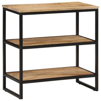 Конзолна маса, 70x35x70 см, грубо мангово дърво масив