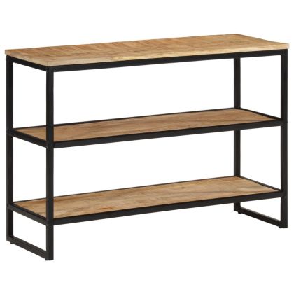 Конзолна маса, 100x35x70 см, грубо мангово дърво масив