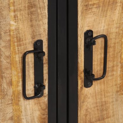 Бюфет 105x35x70 см грубо мангово дърво масив