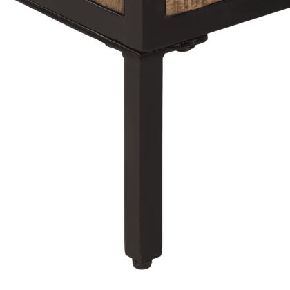 Бюфет 70x35x70 см грубо мангово дърво масив