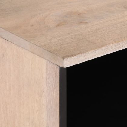 ТВ шкаф, 100x34x46 см, мангово дърво масив