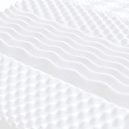 Дунапренов матрак, бял, 140x210 см, 7-зонов, твърдост 20 ILD