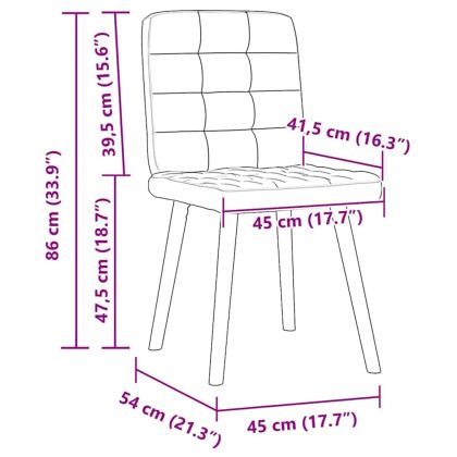 Трапезни столове, 2 бр, тъмносиви, текстил