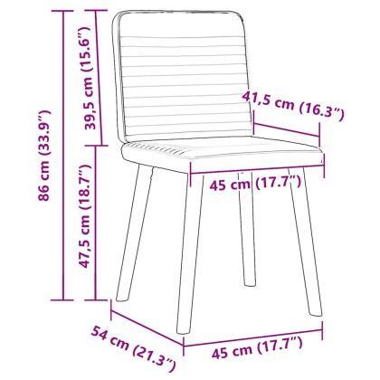 Трапезни столове, 2 бр, виненочервени, текстил
