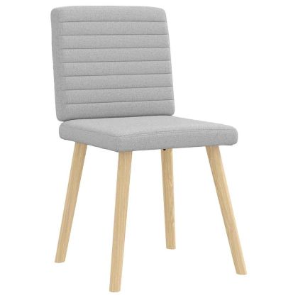 Трапезни столове 2 бр Cloud сив плат