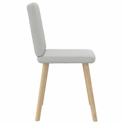 Трапезни столове 2 бр Cloud сив плат