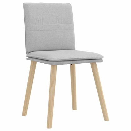 Трапезни столове 2 бр Cloud сив плат