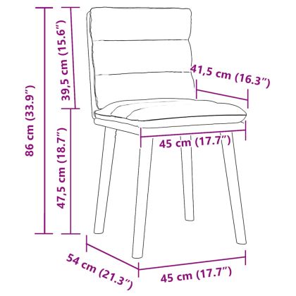 Трапезни столове, 2 бр, тъмносиви, текстил