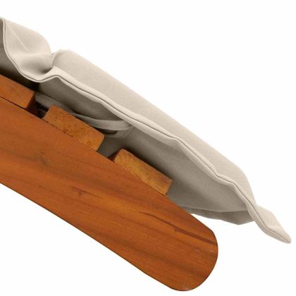 Шезлонг 2 pcs Бяло 184 x 55 x 64 см Масивна акациева дървесина