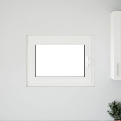 Прозорец за мазе "RISOR" 80x60 см, отваряемо-отварящ се, DIN ляв, антрацит