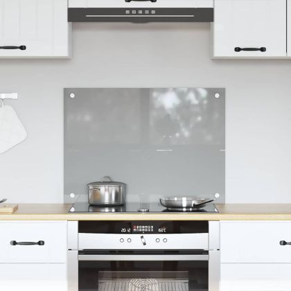 Кухненски заден панел Светлосиво 70 x 50 x 0,6 см