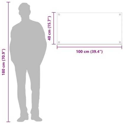 Кухненски заден панел Светлосиво 100 x 40 x 0,6 см
