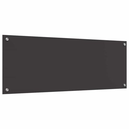 Кухненски заден панел Тъмносив 110 x 40 x 0,6 см