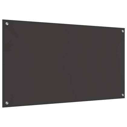 Кухненски заден панел Тъмносив 110 x 60 x 0,6 см