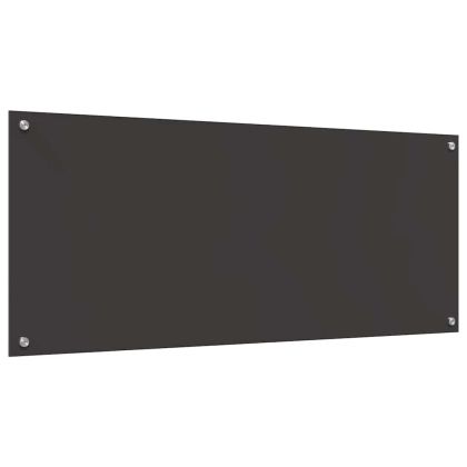 Кухненски заден панел Тъмносив 120 x 50 x 0,6 см