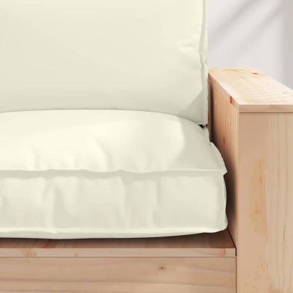 Възглавница за палетна седалка Крем 80 x 80 x 12 cm