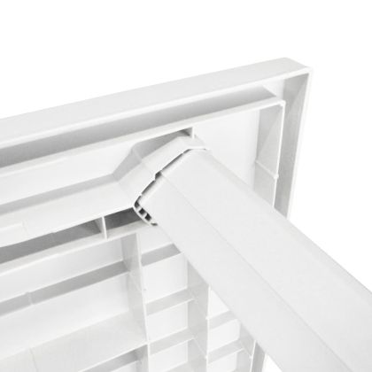 Градинска маса, бяла, 126x76x72 см, пластмаса