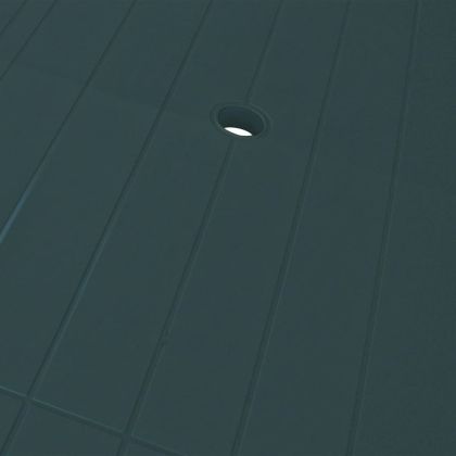 Градинска маса, зелена, 126x76x72 см, пластмаса